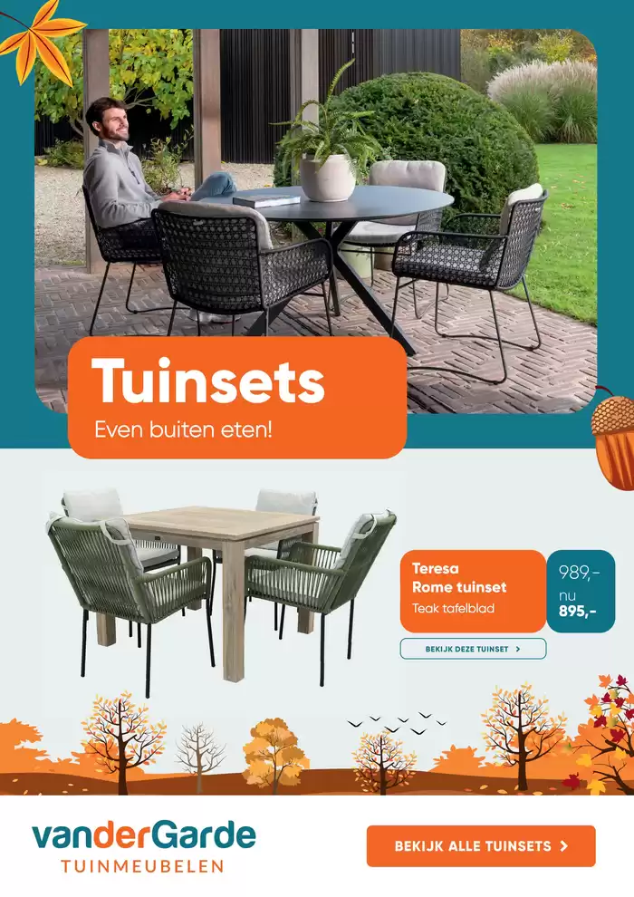 Catalogus van Van der Garde tuinmeubelen in Duiven | Herfst Sale! | 30-9-2024 - 30-11-2024