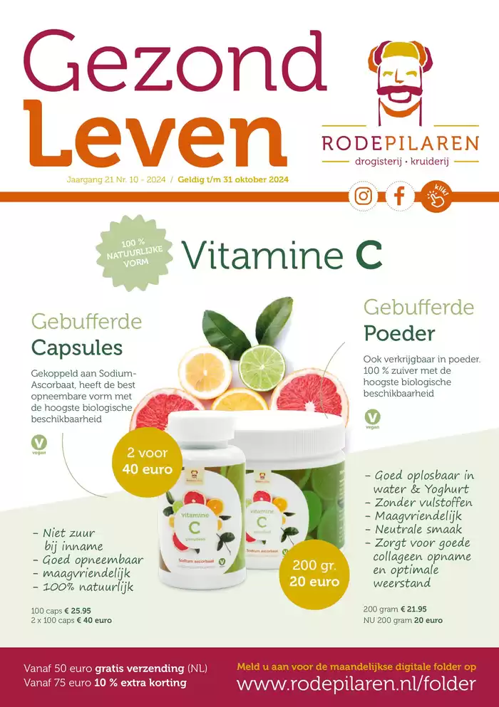 Catalogus van De Rode Pilaren | Gezond Leven | 1-10-2024 - 31-10-2024