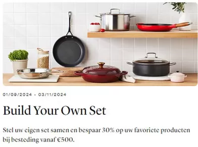 Catalogus van Le Creuset | Build Your Own Set | 10-10-2024 - 3-11-2024