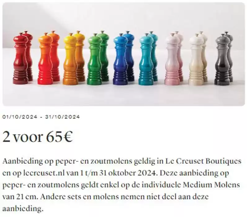 Catalogus van Le Creuset | 2 voor 65€ | 10-10-2024 - 31-10-2024