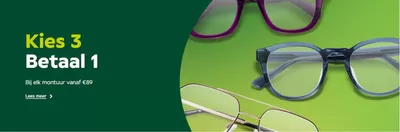 Aanbiedingen van Opticien in 's-Gravenzande | Kies 3  bij Specsavers | 15-10-2024 - 29-10-2024