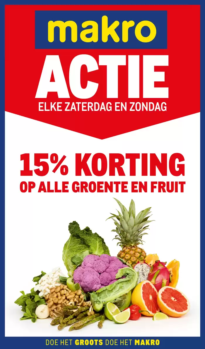 Catalogus van Makro in Haarlem | Groente & Fruit weekenddeal | 19-10-2024 - 29-12-2024