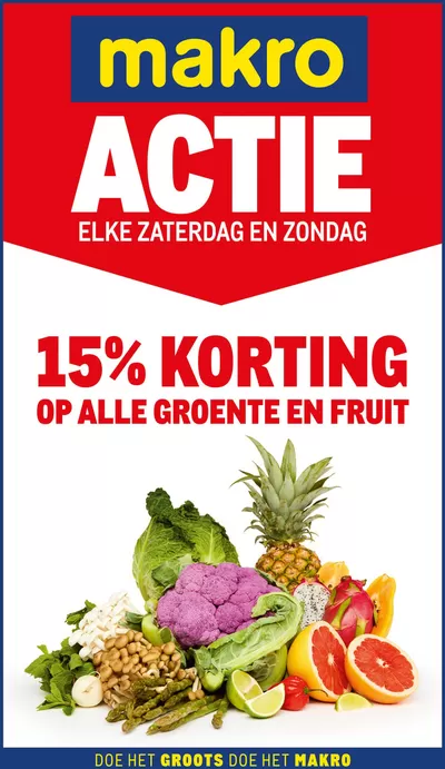 Catalogus van Makro in 's-Hertogenbosch | Groente & Fruit weekenddeal | 19-10-2024 - 29-12-2024