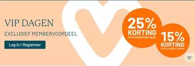 Aanbiedingen van Drogisterij & Parfumerie in Utrecht | Vip Dagen bij Vitaminstore | 16-10-2024 - 30-10-2024