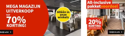 Aanbiedingen van Wonen & Meubels | sale 70% - 20% bij Carpetright | 16-10-2024 - 27-10-2024