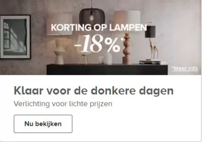 Aanbiedingen van Wonen & Meubels | Klaar VoorDe Donkere Dagen bij Home24 | 17-10-2024 - 22-10-2024