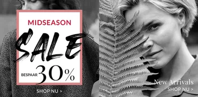 Aanbiedingen van Kleding, Schoenen & Accessoires | Midseason Sale 30% bij Bon'A Parte | 17-10-2024 - 31-10-2024