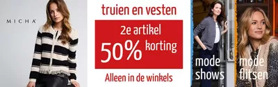 Aanbiedingen van Kleding, Schoenen & Accessoires in Haarlem | 2e artikel 50% korting bij Van Vuuren Mode | 18-10-2024 - 1-11-2024