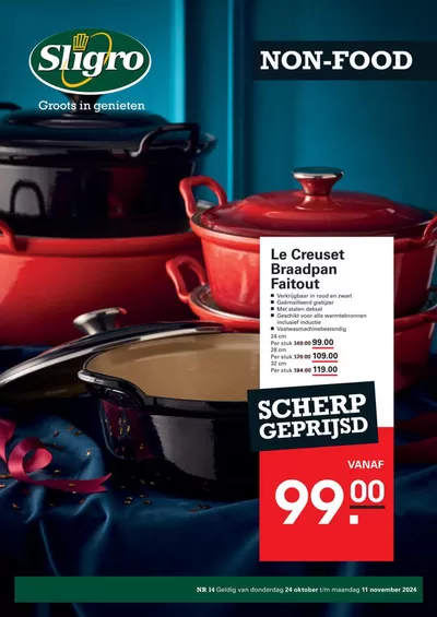 Catalogus van Sligro | Speciale aanbiedingen voor u | 24-10-2024 - 11-11-2024