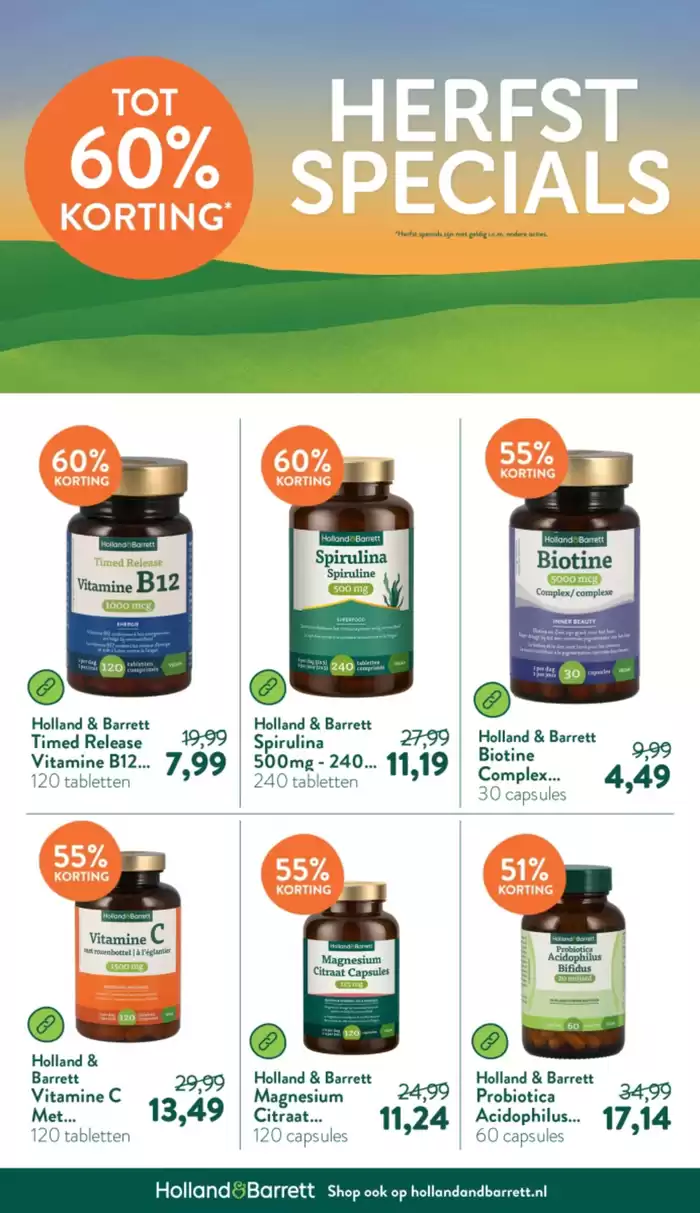 Catalogus van Holland & Barrett in Den Haag | Holland & Barrett folder | 21-10-2024 - 4-11-2024