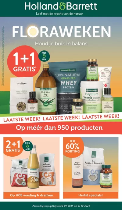 Aanbiedingen van Drogisterij & Parfumerie in Haarlem | Holland & Barrett folder bij Holland & Barrett | 21-10-2024 - 4-11-2024