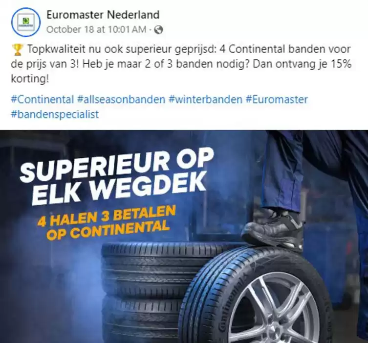 Catalogus van Euromaster | Superieur op elk wegdek | 21-10-2024 - 4-11-2024