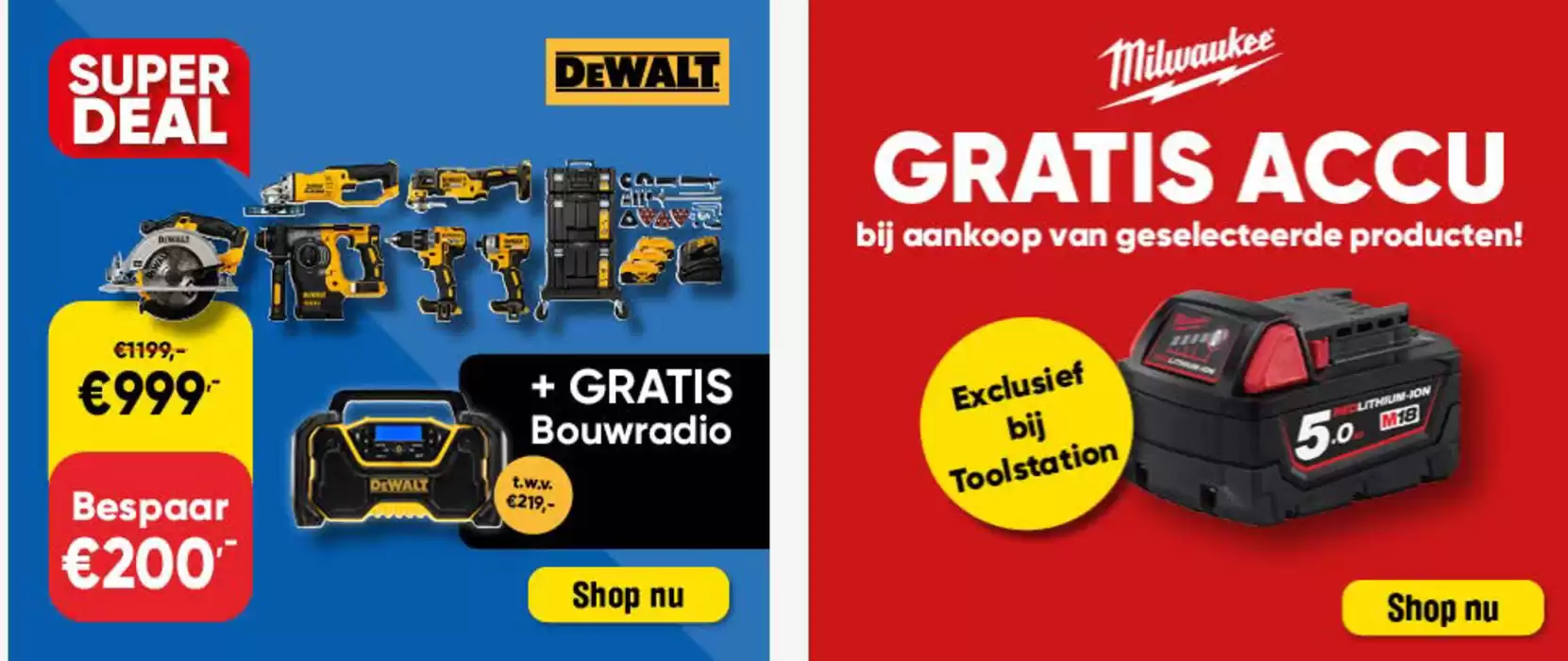 Catalogus van Toolstation in Haarlem | Gratis Accu | 21-10-2024 - 4-11-2024