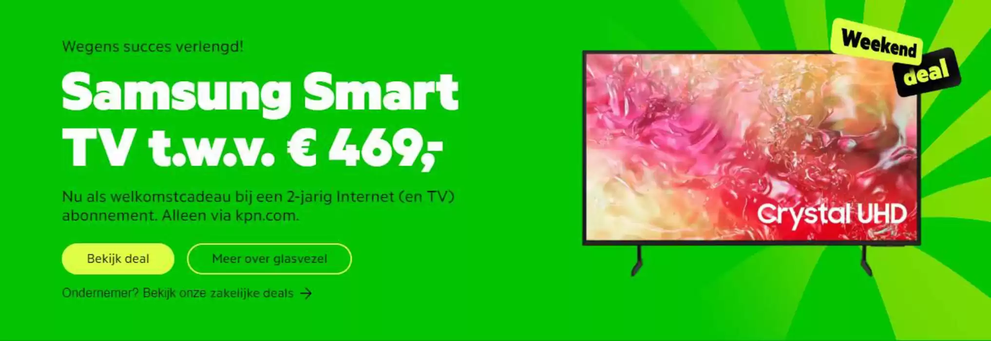 Catalogus van KPN in Eindhoven | Samsung Smart TV t.w.v. € 469,- | 21-10-2024 - 4-11-2024