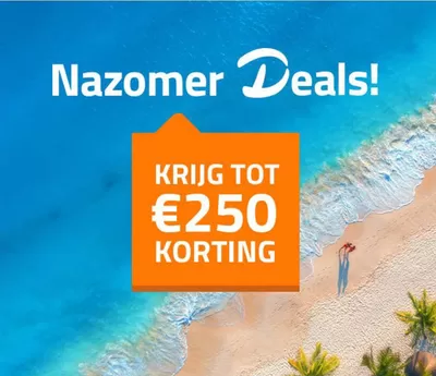 Aanbiedingen van Vakantie & Reizen in Haarlem | Nazomer Deals! bij D-reizen | 21-10-2024 - 4-11-2024