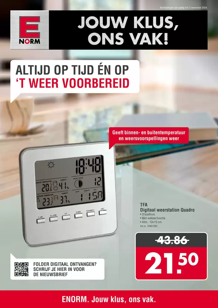 Catalogus van Enorm in Utrecht | Folder Enorm | 22-10-2024 - 2-11-2024