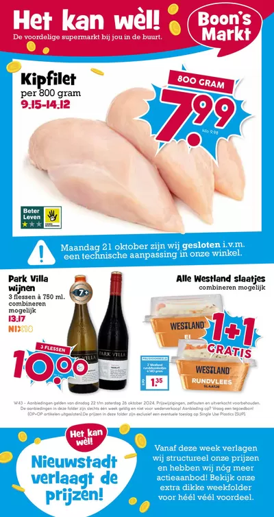 Aanbiedingen van Supermarkt in Utrecht | Actuele speciale acties bij Boon's Markt | 22-10-2024 - 5-11-2024