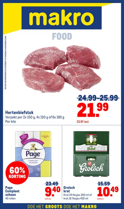 Catalogus van Makro in Nijmegen | Aanbiedingen voor koopjesjagers | 23-10-2024 - 5-11-2024