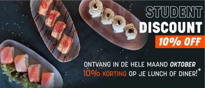 Aanbiedingen van Restaurants in Groningen | Student Discount bij Restaurant Sumo | 22-10-2024 - 31-10-2024