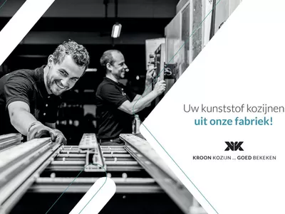 Aanbiedingen van Wonen & Meubels in Fijnaart | Uw kunststof kozijnen uit onze fabriek! bij Kroon Kozijn | 22-10-2024 - 31-12-2024