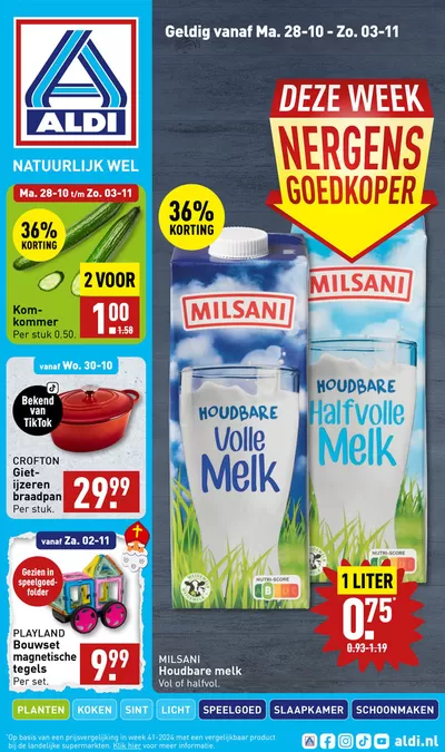 Catalogus van Aldi in Den Haag | Actuele speciale acties | 23-10-2024 - 6-11-2024