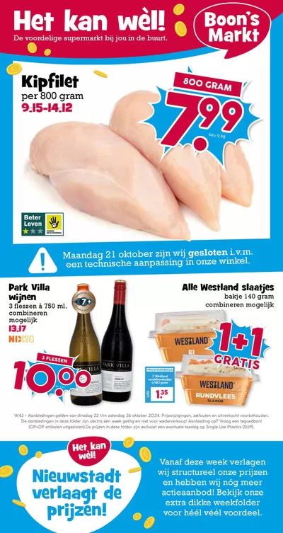 Aanbiedingen van Supermarkt in Utrecht | Onze beste koopjes bij Boon's Markt | 25-10-2024 - 8-11-2024