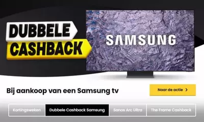 Aanbiedingen van Computers & Elektronica in Arnhem | Dubbele cashback Samsung bij HelloTV | 25-10-2024 - 3-11-2024