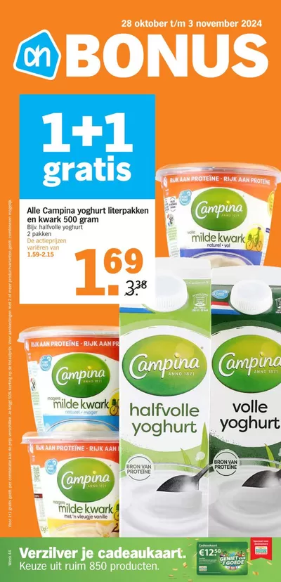 Catalogus van Albert Heijn in Schijndel | Albert Heijn folder | 26-10-2024 - 9-11-2024