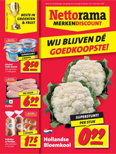 Catalogus van Nettorama in Bussum | Folder Nettorama | 28-10-2024 - 3-11-2024