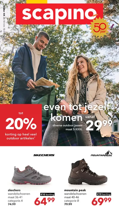 Aanbiedingen van Kleding, Schoenen & Accessoires in Helmond | Scapino folder bij Scapino | 28-10-2024 - 11-11-2024