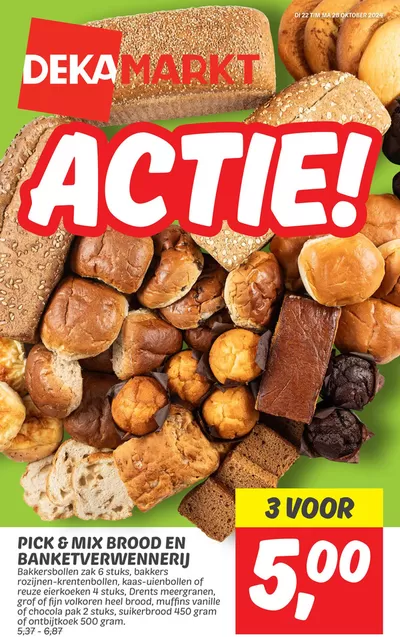 Catalogus van Dekamarkt in Zaandam | Actie!! | 28-10-2024 - 4-11-2024