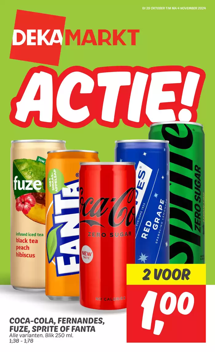 Catalogus van Dekamarkt in Arnhem | Actie!!! | 28-10-2024 - 4-11-2024