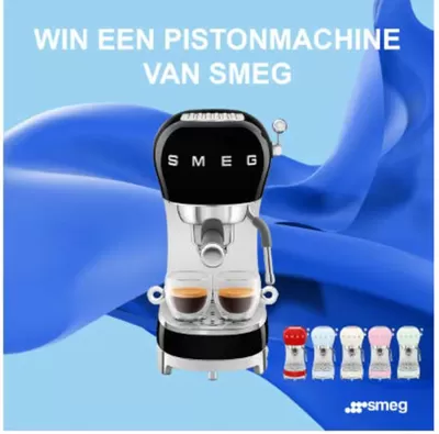 Aanbiedingen van Computers & Elektronica in Leiderdorp | Win een pistonmachine van smeg bij Dé Witgoed Specialist | 30-10-2024 - 6-11-2024