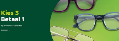 Aanbiedingen van Opticien in Culemborg | Kies 3 Betaal 1 bij Specsavers | 30-10-2024 - 13-11-2024