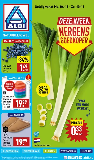 Catalogus van Aldi in Lobith | Exclusieve deals voor onze klanten | 31-10-2024 - 14-11-2024