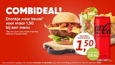 Aanbiedingen van Restaurants in Volendam | Combideal! bij Kwalitaria | 4-11-2024 - 31-12-2024