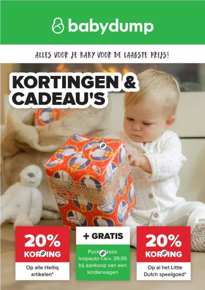 Aanbiedingen van Baby, Kind & Speelgoed in Zaltbommel | Kortingen & cadeau's bij Baby-Dump | 6-11-2024 - 2-12-2024