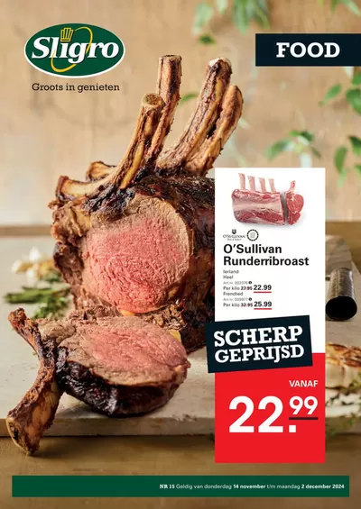 Catalogus van Sligro in Enschede | Actuele deals en aanbiedingen | 14-11-2024 - 2-12-2024