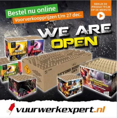 Aanbiedingen van Baby, Kind & Speelgoed in Zaltbommel | We are open bij Vuurwerk Expert | 8-11-2024 - 27-12-2024