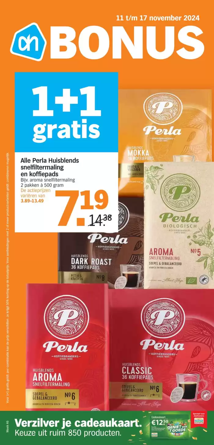 Catalogus van Albert Heijn in Sas van Gent | Albert Heijn folder | 9-11-2024 - 23-11-2024