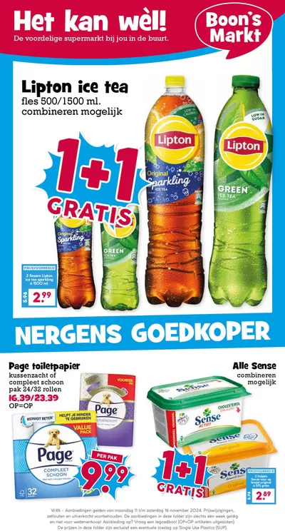 Aanbiedingen van Supermarkt in Barendrecht | Grote selectie aanbiedingen bij Boon's Markt | 10-11-2024 - 24-11-2024