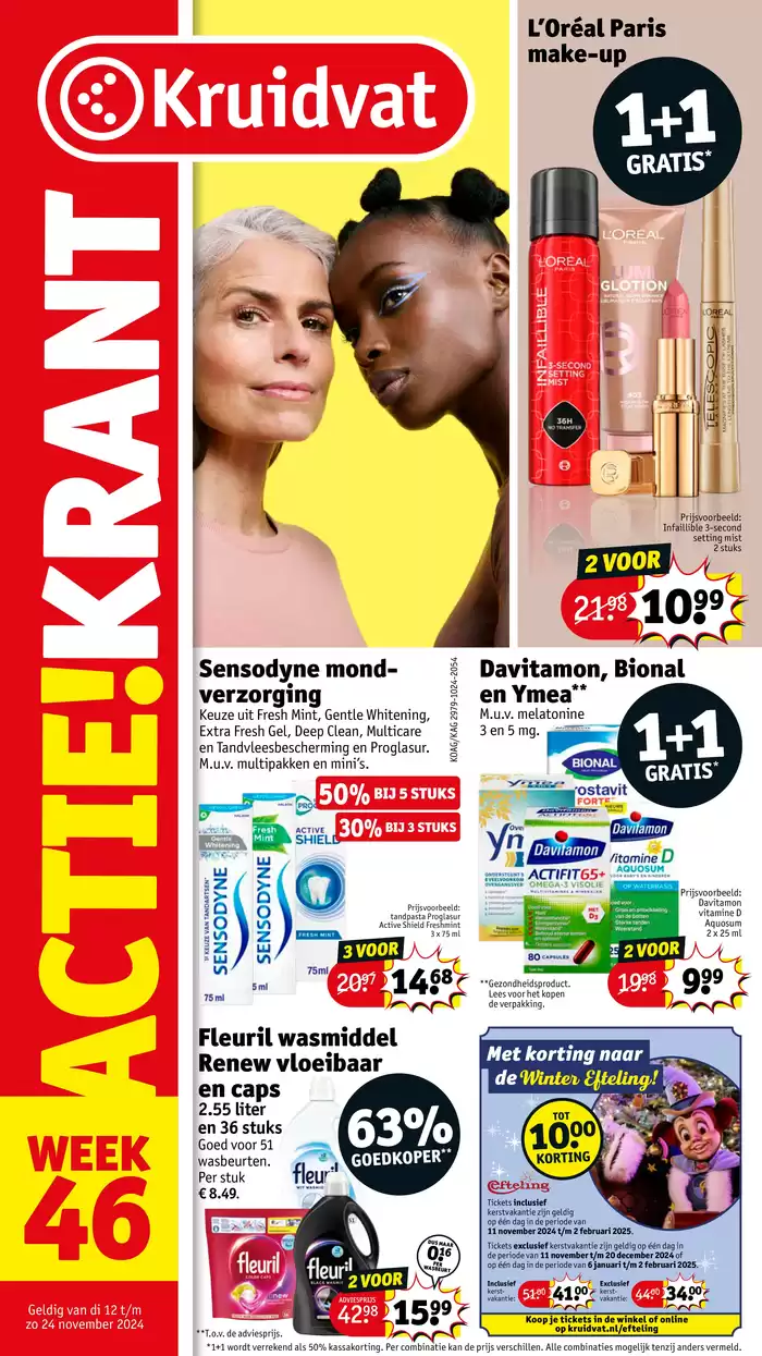 Catalogus van Kruidvat in Enschede | Actie krant | 12-11-2024 - 24-11-2024