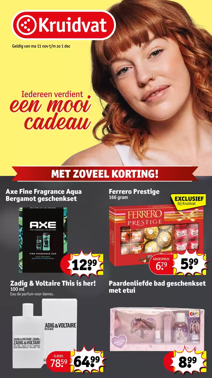 Catalogus van Kruidvat | Met zoveel korting! | 12-11-2024 - 1-12-2024