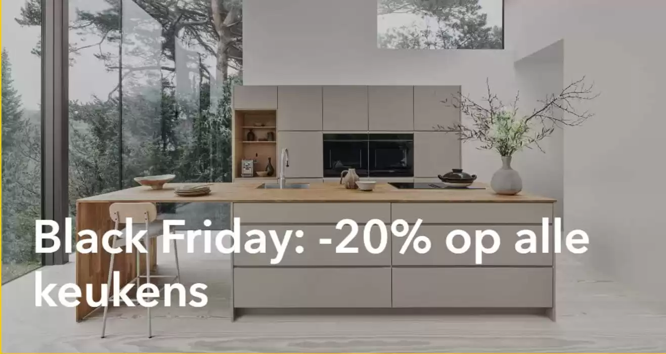 Catalogus van Kvik in Duiven | Black Friday: -20% op alle keukens | 14-11-2024 - 1-12-2024