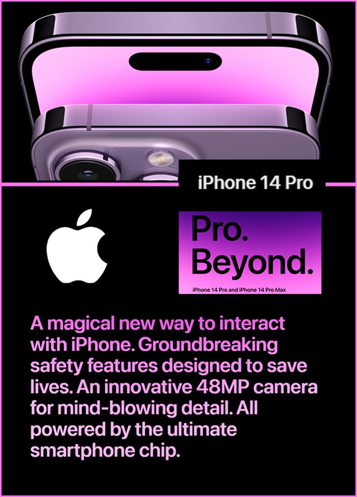Catalogus van Apple | iPhone 14 Pro | 14-2-2023 - 31-12-2023