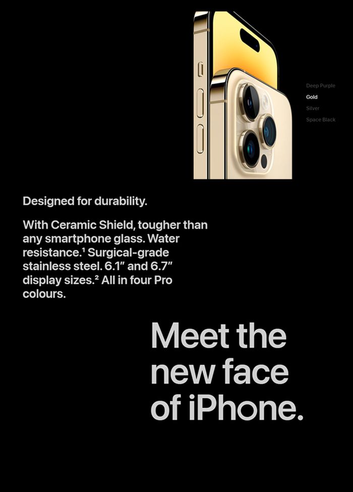Catalogus van Apple | iPhone 14 Pro | 14-2-2023 - 31-12-2023