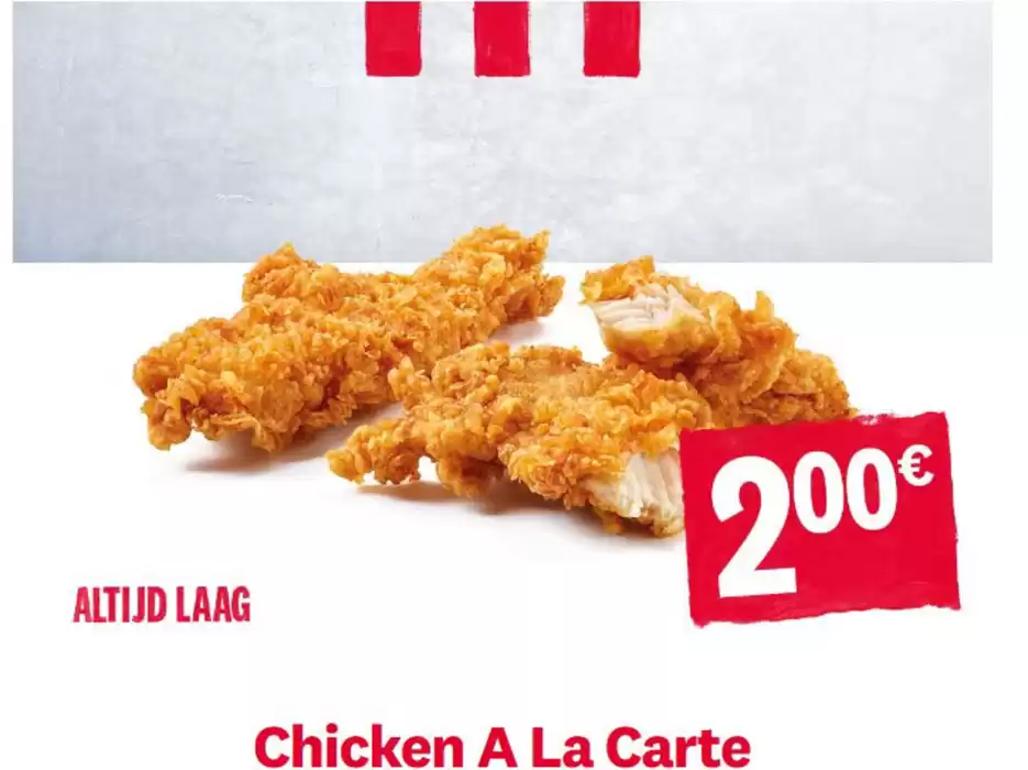 Catalogus van KFC | Chicken a la carte | 15-11-2024 - 29-11-2024