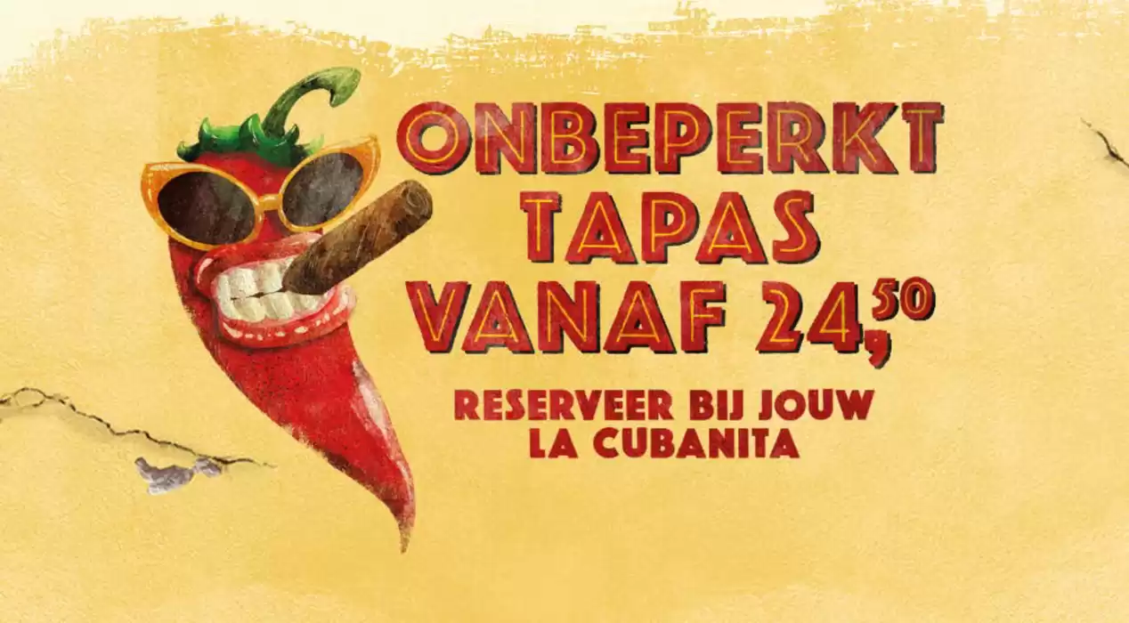 Catalogus van La Cubanita in Breda | Onbeperkt tapas vanaf 24,50 | 15-11-2024 - 29-11-2024