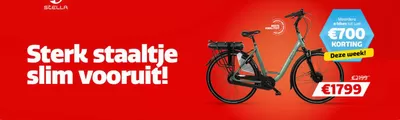 Aanbiedingen van Auto & Fiets in Waddinxveen | Sterk staaltje slim vooruit! bij Stella Fietsen | 15-11-2024 - 29-11-2024