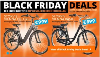 Aanbiedingen van Auto & Fiets in Apeldoorn | Black Friday bij Matrabike | 15-11-2024 - 29-11-2024